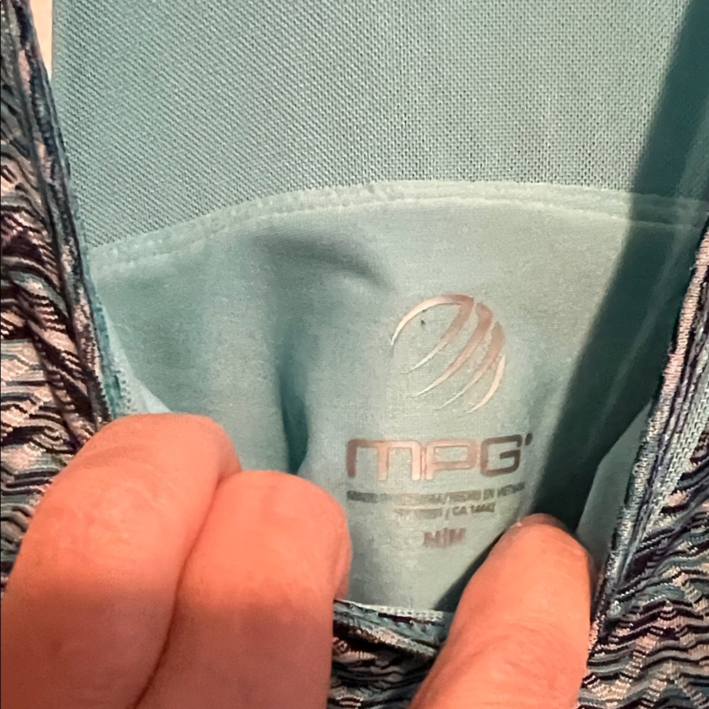 MPG Teal and Black Patterned Summer dress - Picture 2 of 8
